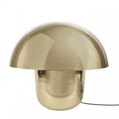 GOLD MUSHROOM LAMP     - TABLE LAMPS